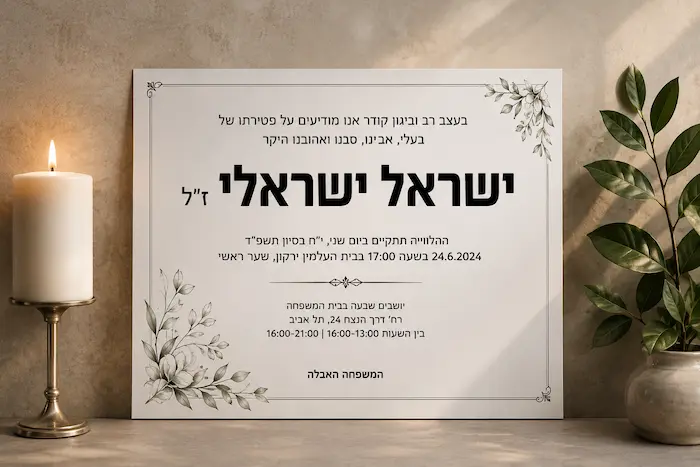 מודעות אבל